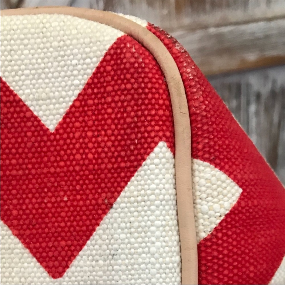 KATE SPADE red chevron handbag - Picture 13 of 16
